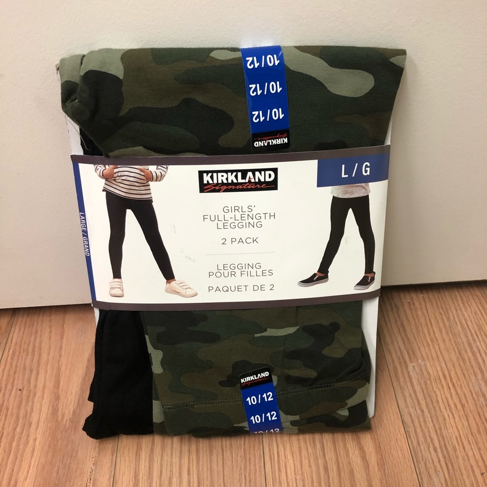 Kirkland | Girl's Full Length Leggings | 2 Pack | Various Sizes